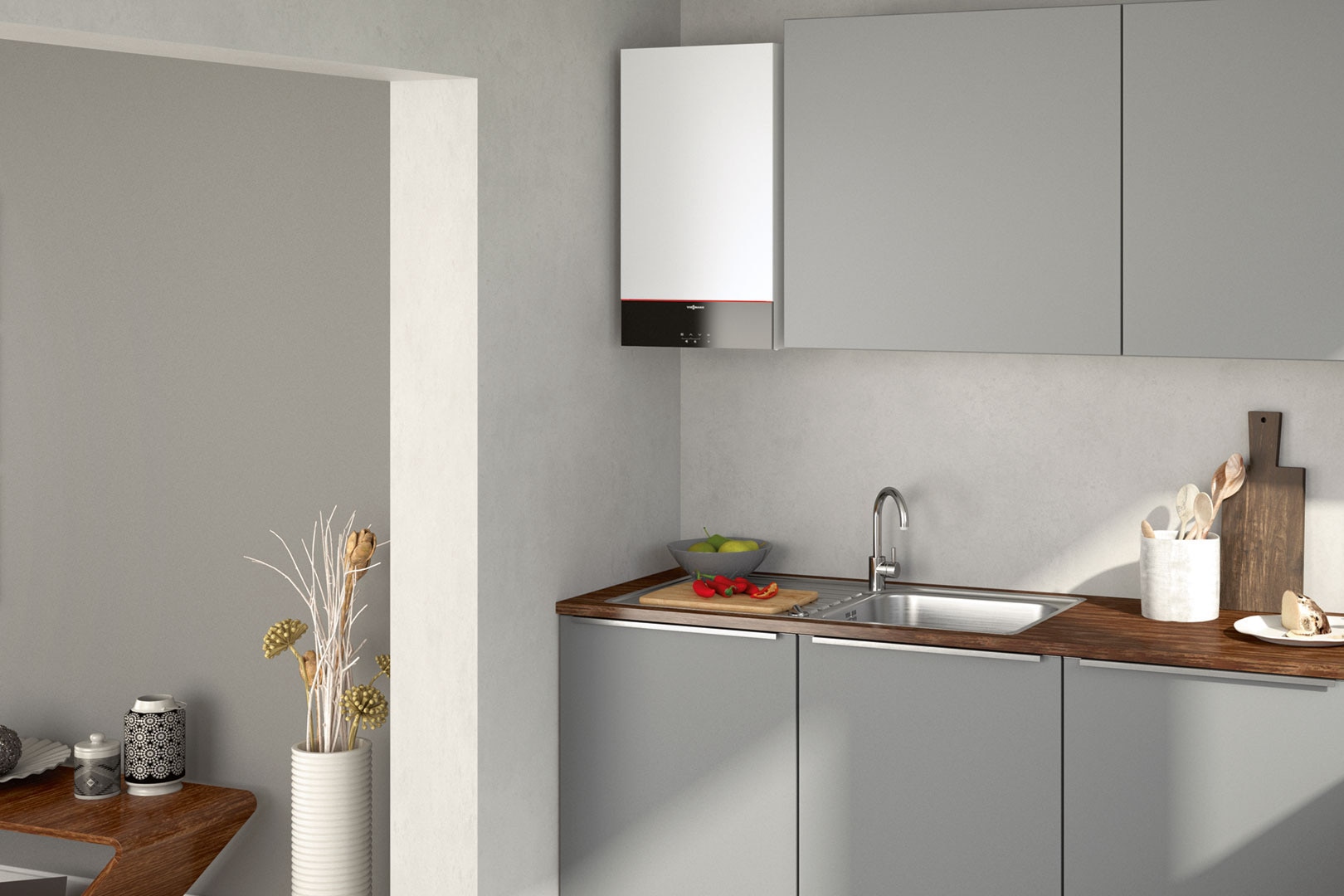 Vitodens 100-W, B1HA/B1KA Gas Boiler | Viessmann CA