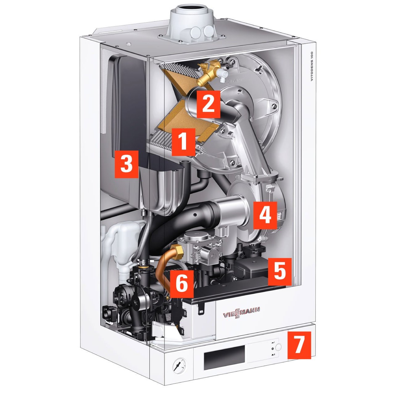 Vitodens 100 W B1HA B1KA Gas Boiler Viessmann CA