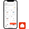 The image shows the opened ViCare app on a smartphone